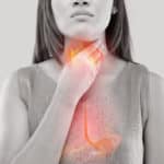 Image Of A Person Experiencing Discomfort In The Throat