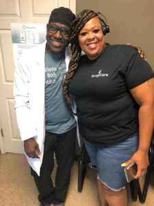 Photo of a doctor with a patient