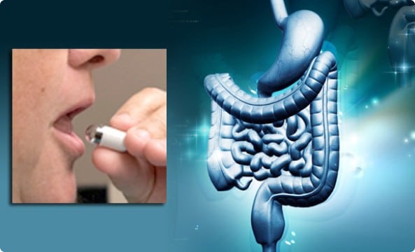Image Of Capsule Endoscopy And Digestive System