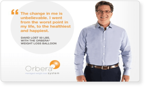 Image Of A Man Who Recommends The ORBERA® Intragastric Balloon System