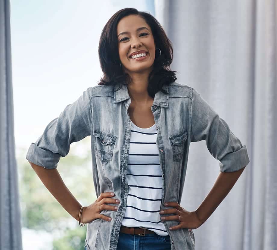 Image of a smiling woman