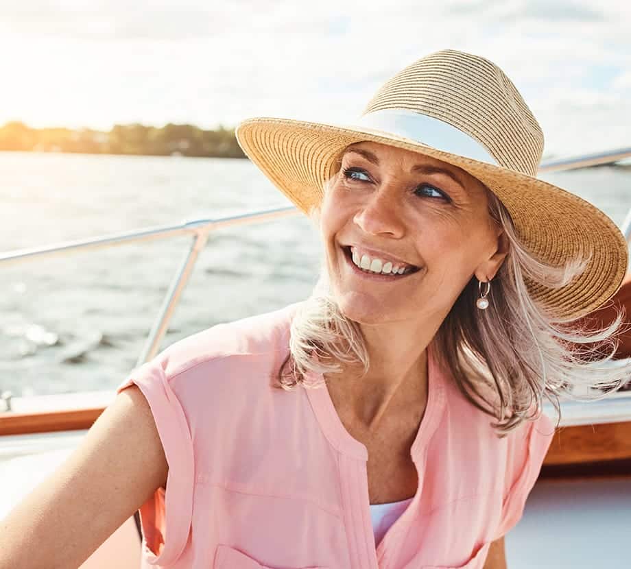 Image Of A Joyful Woman
