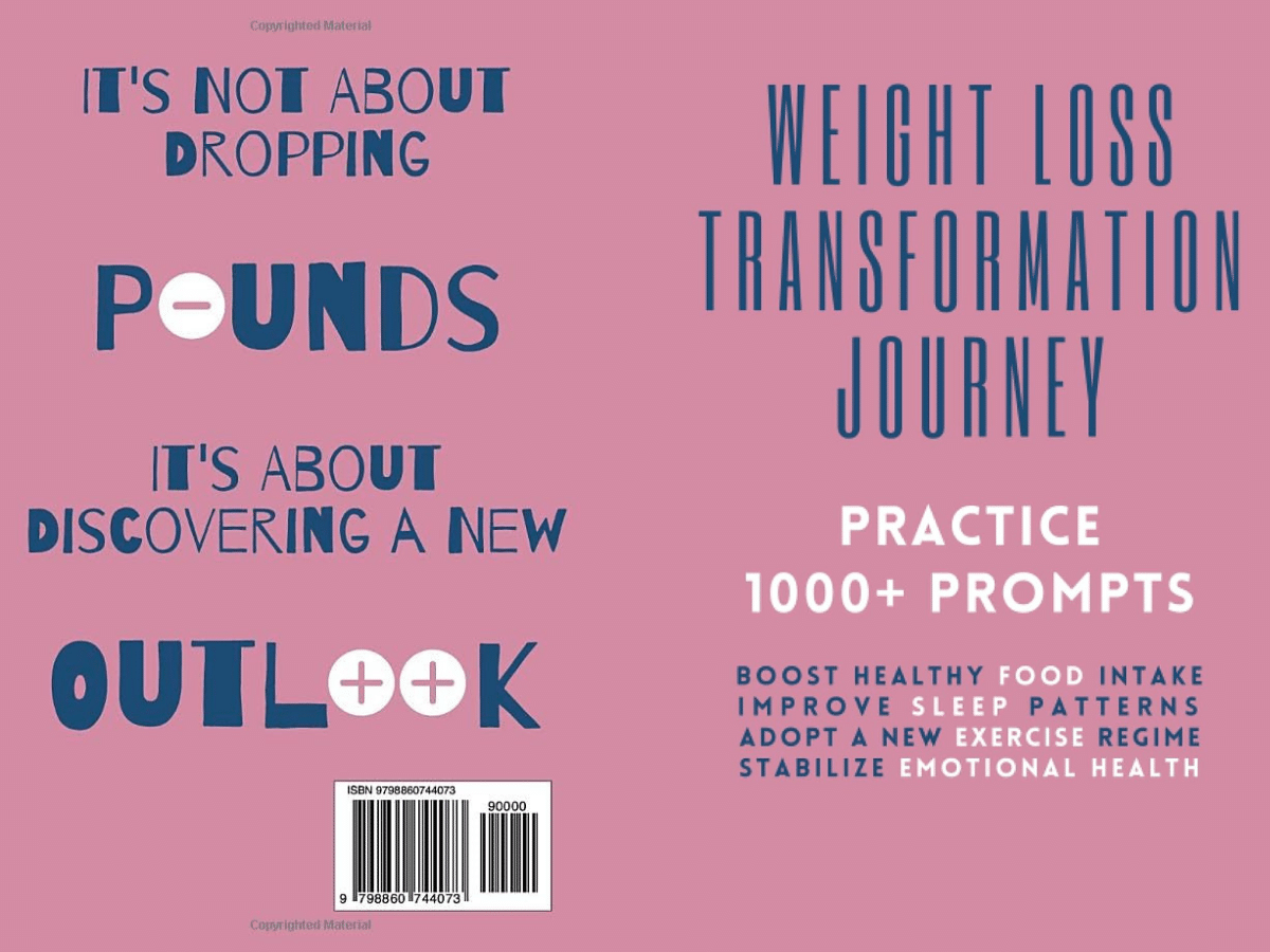 Weight Loss Transformation Journey Set Realistic Physical, Mental and Emotional Goals_Amazon Book